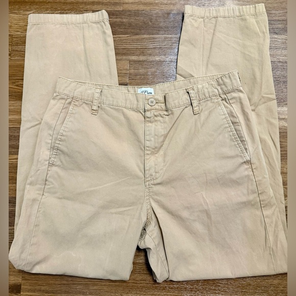 Women’s J Crew khaki slouchy boyfriend chino pants preppy casual size 27 EUC - Picture 8 of 10